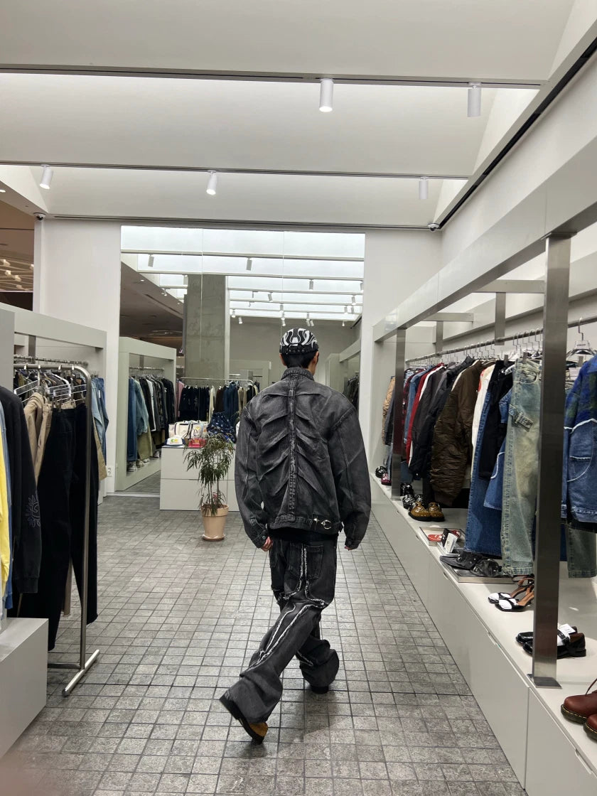 THUG CLUB CLAW DENIM JACKET - 24FW