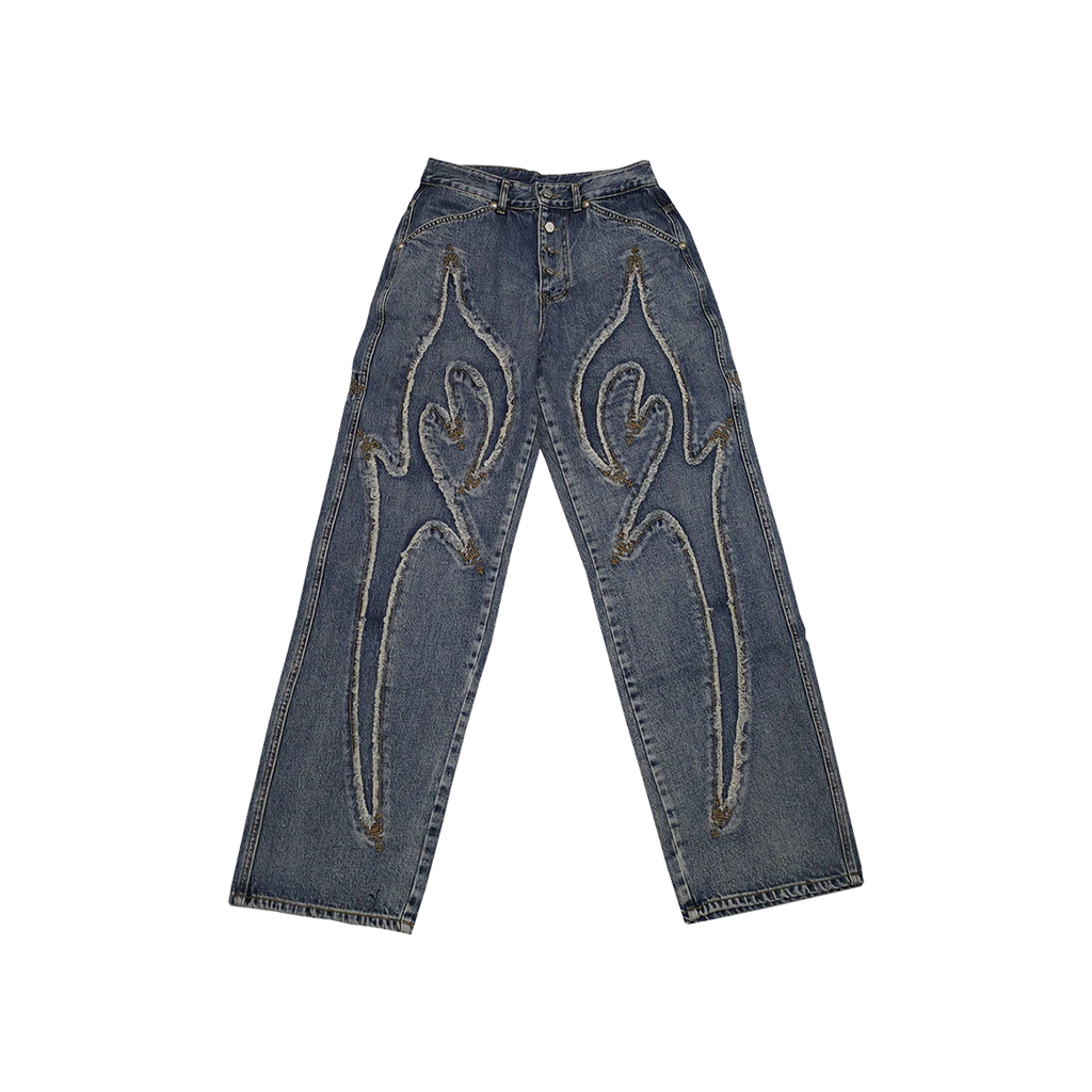 THUG CLUB TRIBAL DENIM PANTS