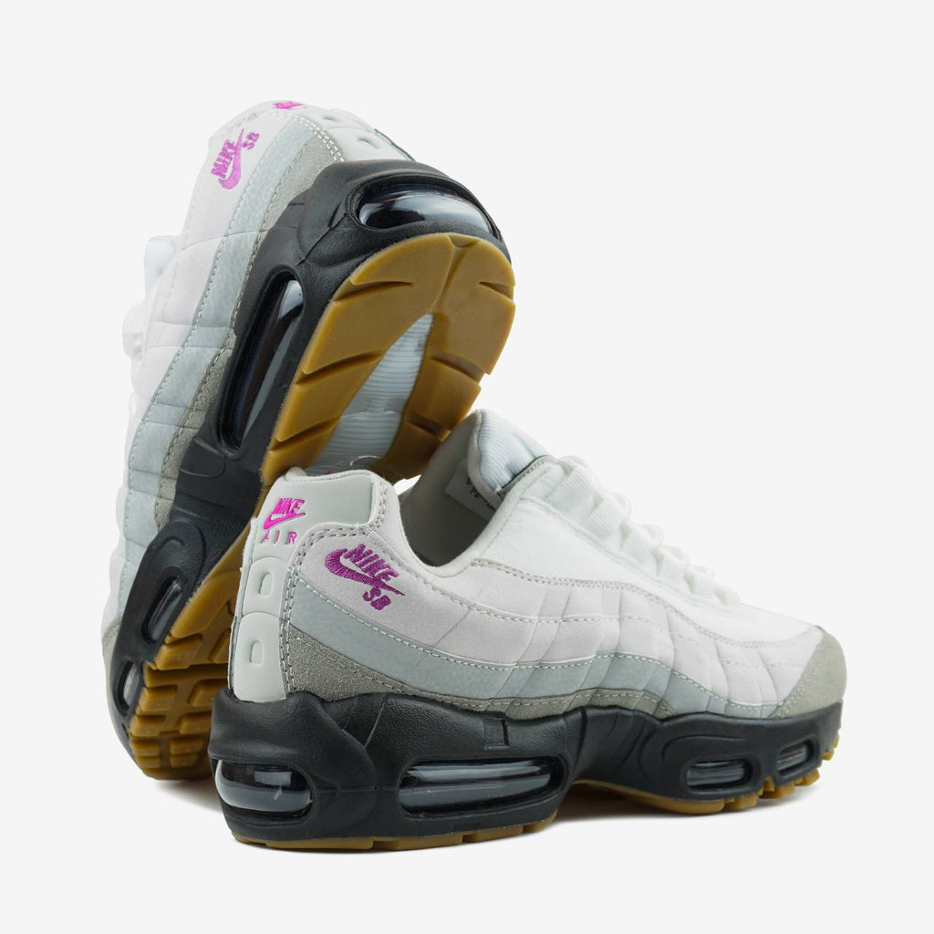 NIKE AIR MAX 95 WHITE GREY BLACK GUM