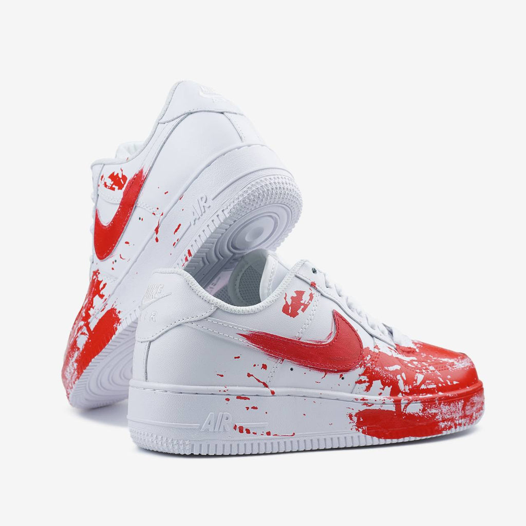 NIKE AIR FORCE 1 LOW CUSTOM BLOOD