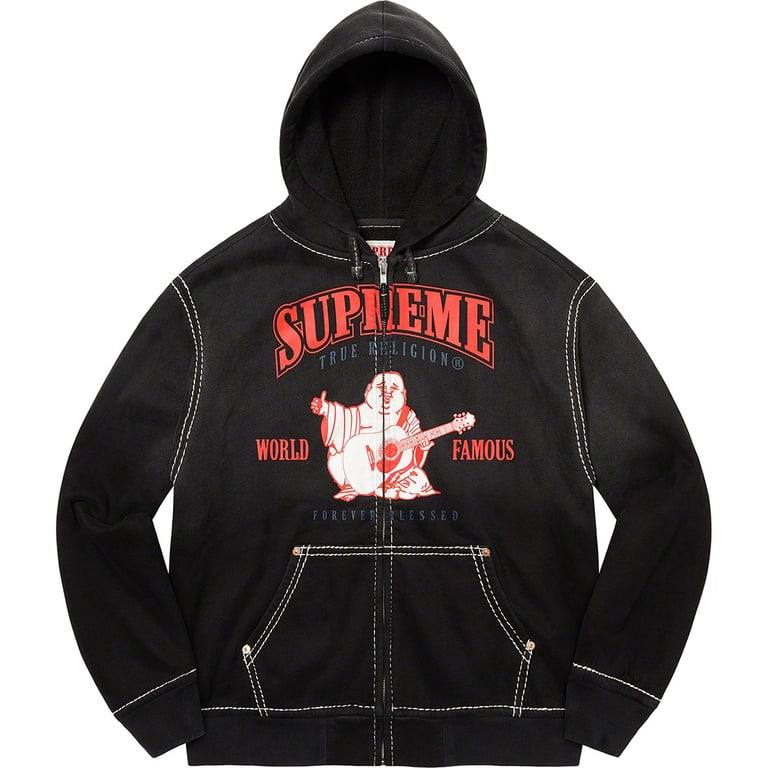 SUPREME®/TRUE RELIGION® ZIP UP HOODED SWEATSHIRT