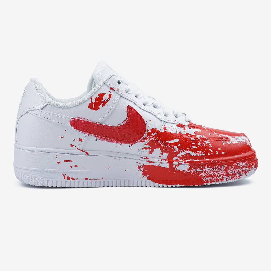 NIKE AIR FORCE 1 LOW CUSTOM BLOOD