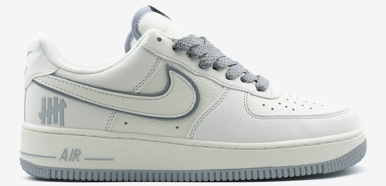 NIKE AIR FORCE 1 LOW X UNDEFEATED WHITE GREY