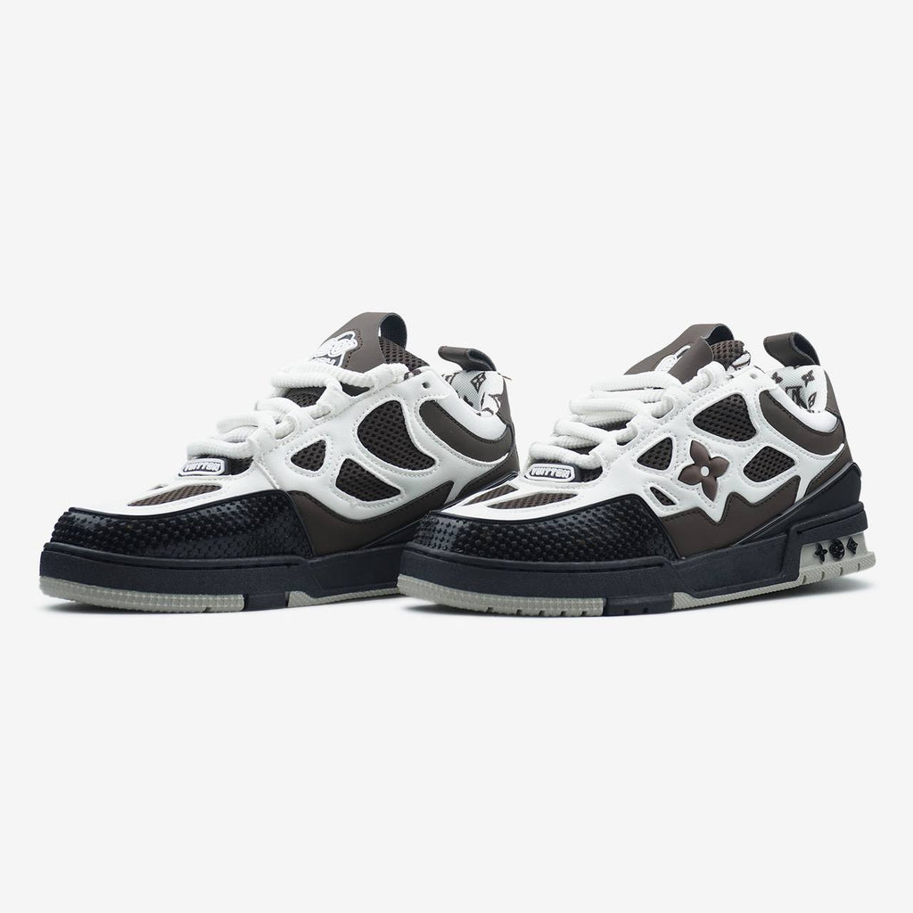 LOUIS VUITTON SKATE SNEAKER BROWN WHITE