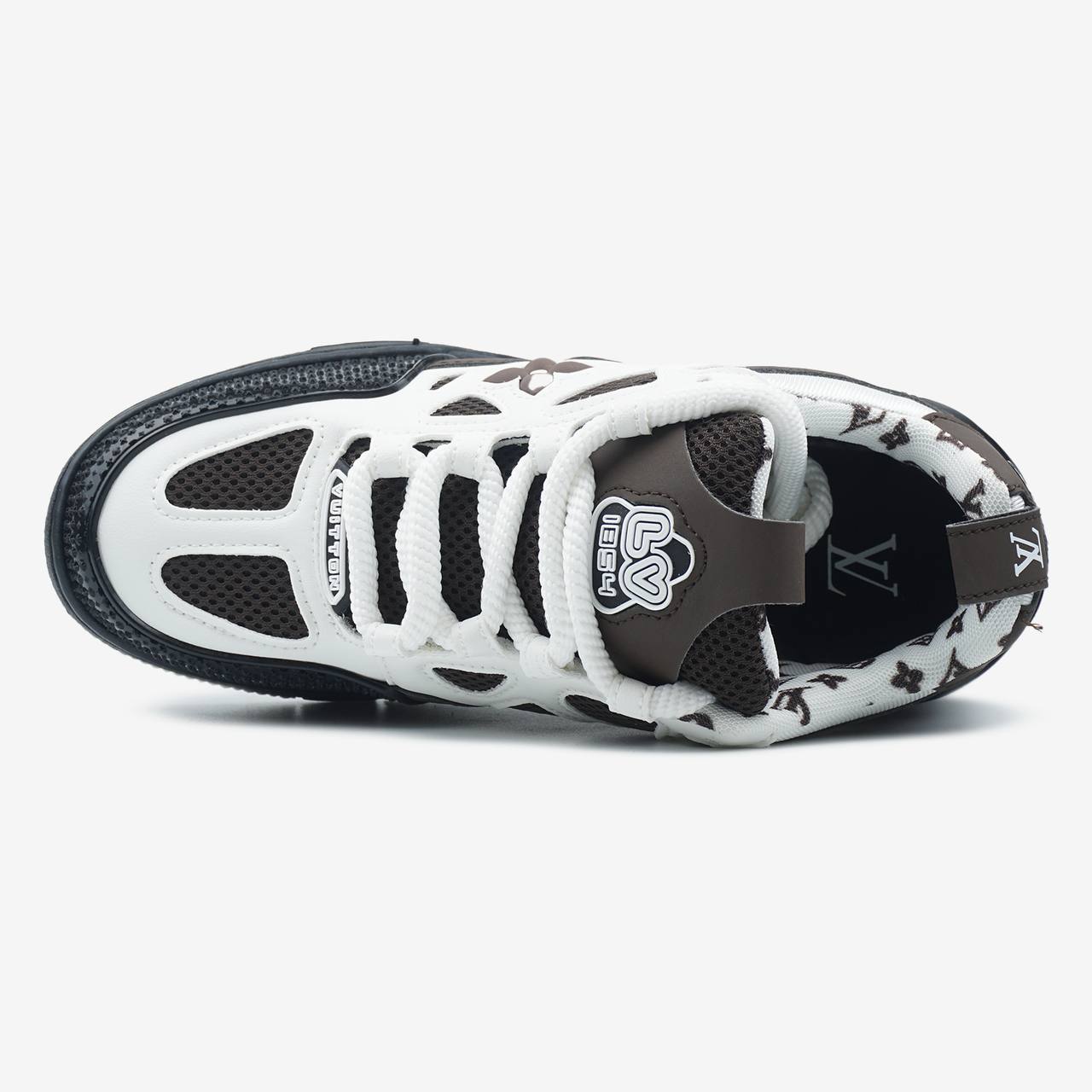 LOUIS VUITTON SKATE SNEAKER BROWN WHITE