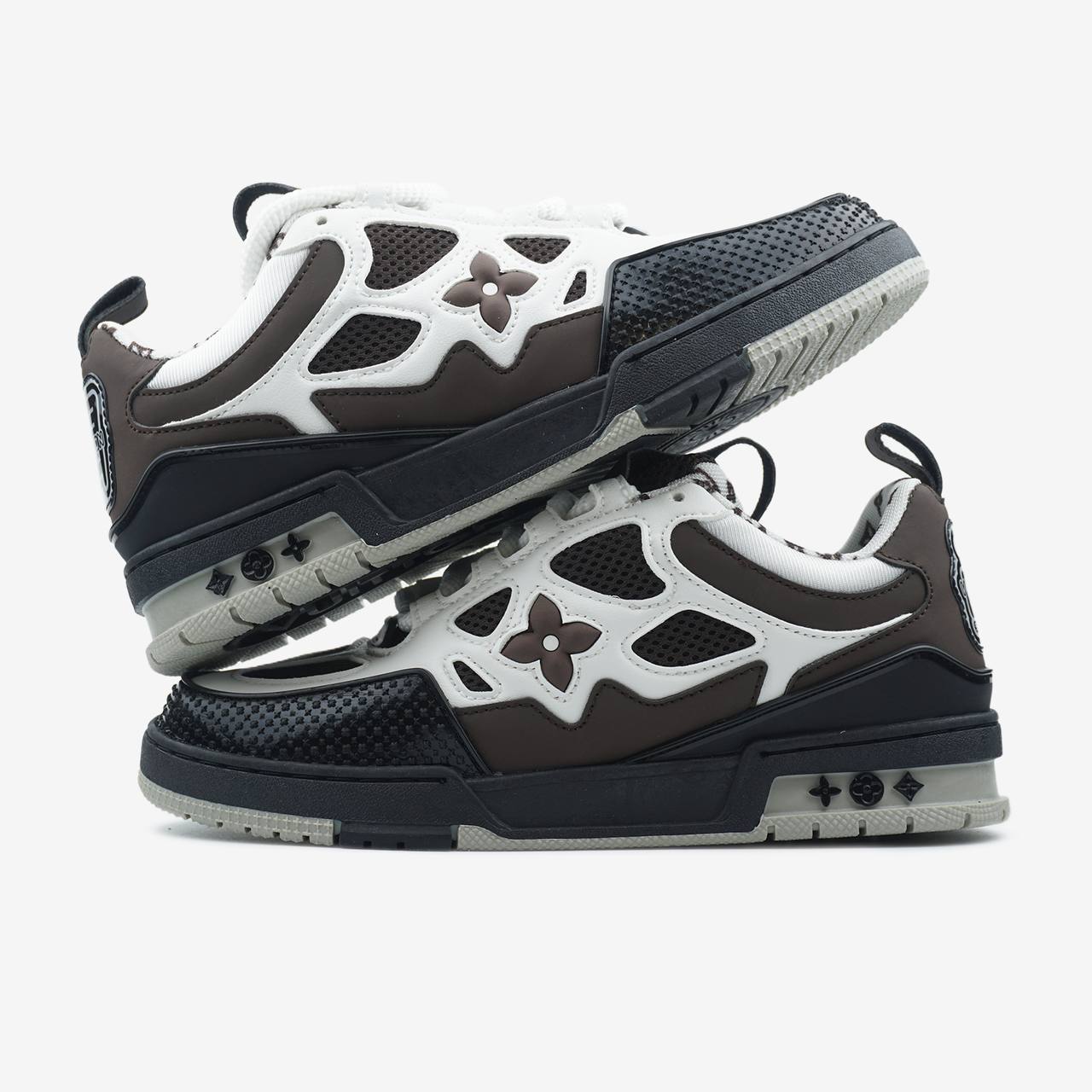 LOUIS VUITTON SKATE SNEAKER BROWN WHITE