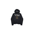 VETEMENTS REWORKED ANTWERPEN HOODIE IN BLACK