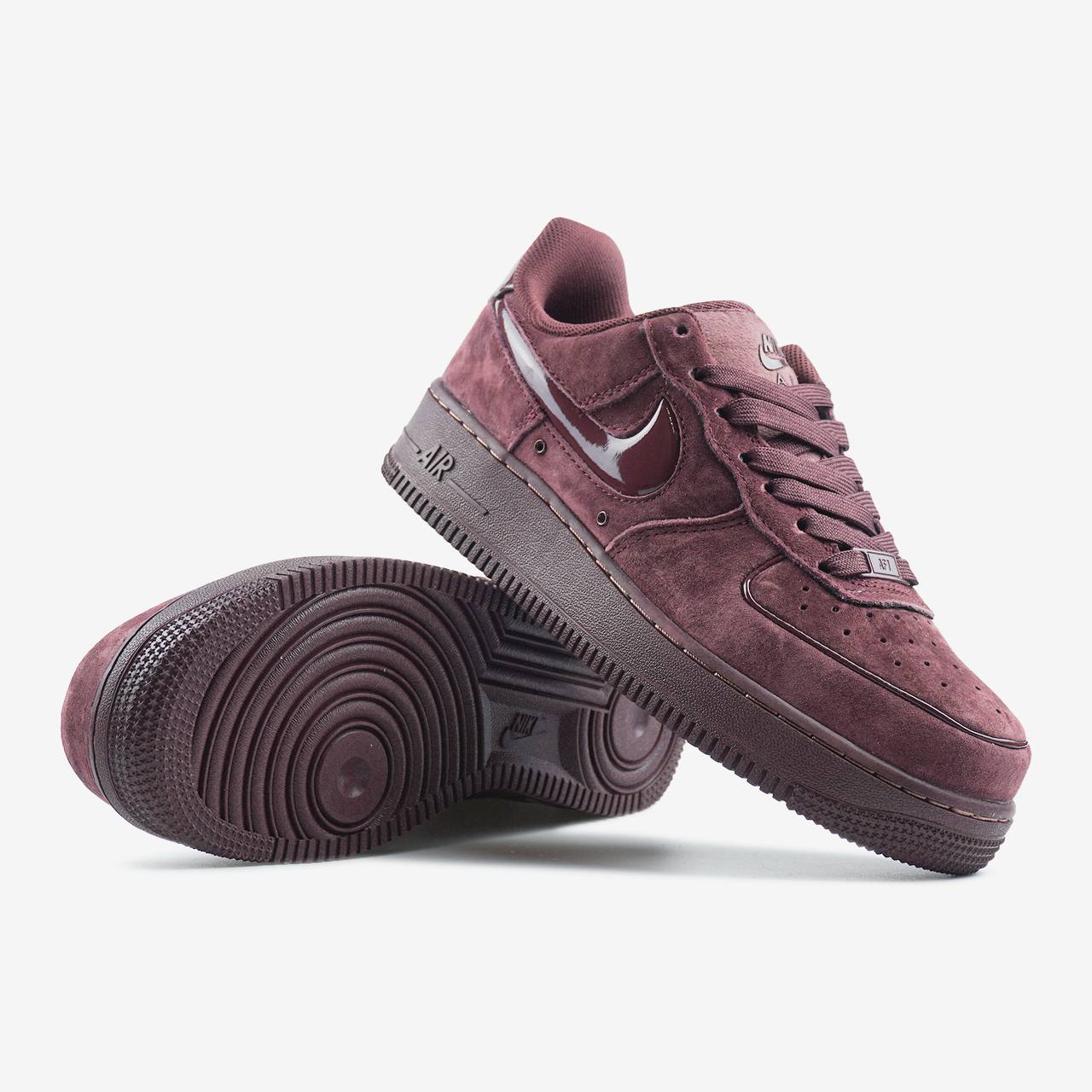 NIKE AIR FORCE 1 LOW ’07 “BURGUNDY CRUSH”