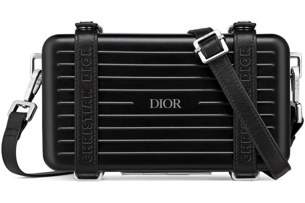 DIOR X RIMOWA PERSONAL CLUTCH ON STRAP IN BLACK