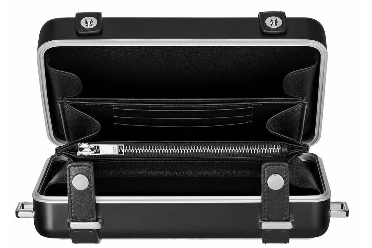 DIOR X RIMOWA PERSONAL CLUTCH ON STRAP IN BLACK