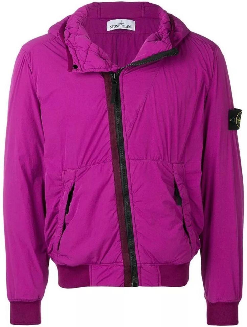 STONE ISLAND COMFORT TECH COMPOSITE JACKET IN PURPLE