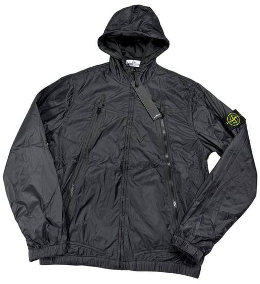 STONE ISLAND NYLON METAL WAFFLE-TC HOODED JACKET (SHORT PARKA)