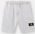STONE ISLAND CARGO BERMUDA SHORTS IN DUST GREY MELANGE
