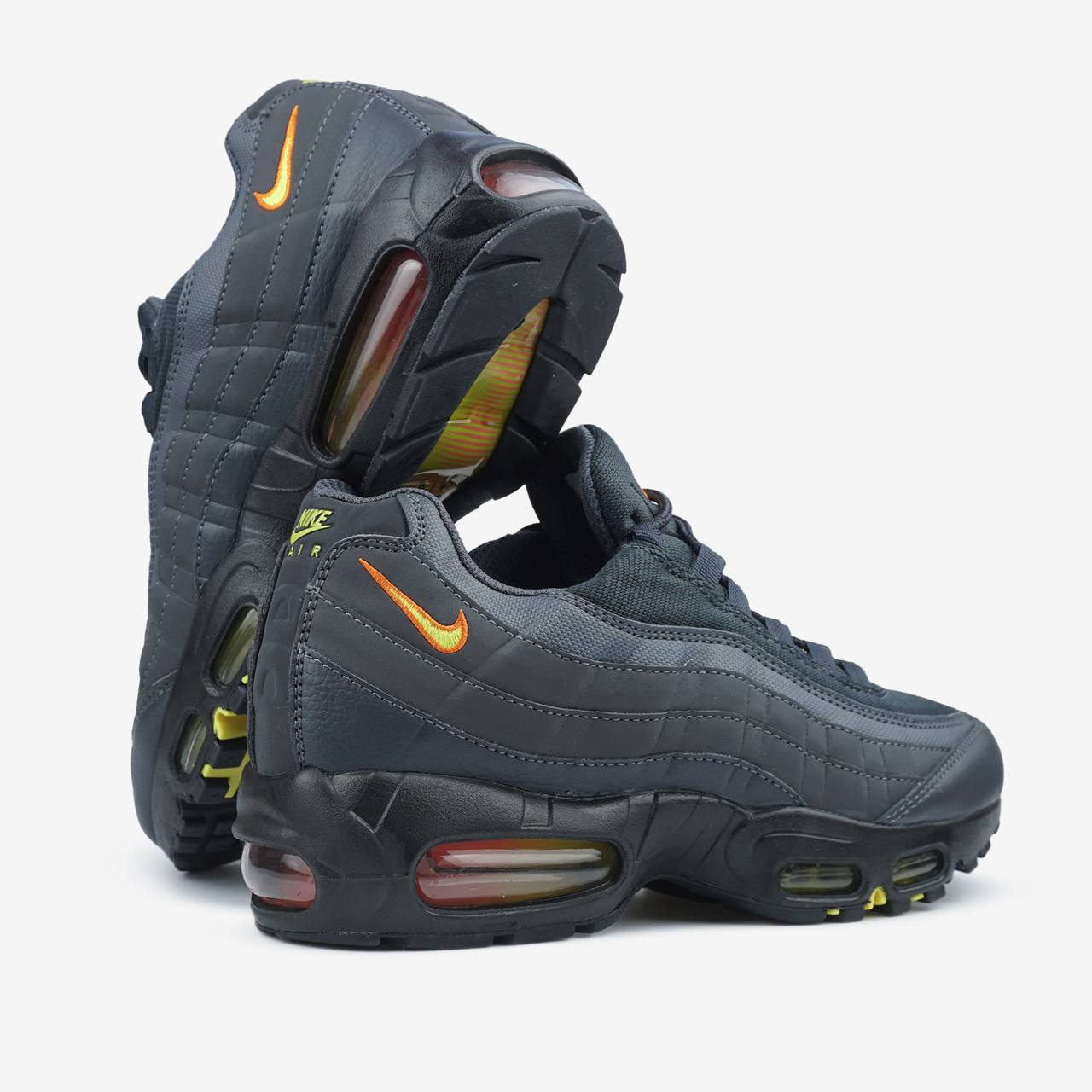 NIKE AIR MAX 95 ANTHRACITE SAFETY ORANGE DARK GREY