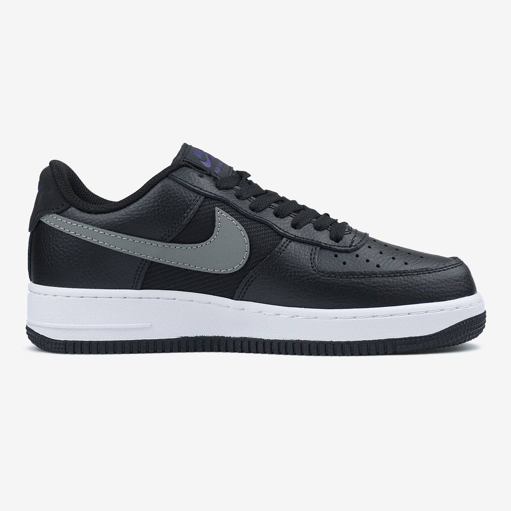 NIKE AIR FORCE 1 LOW SE MINI SWOOSH CASUAL SHOES BLACK
