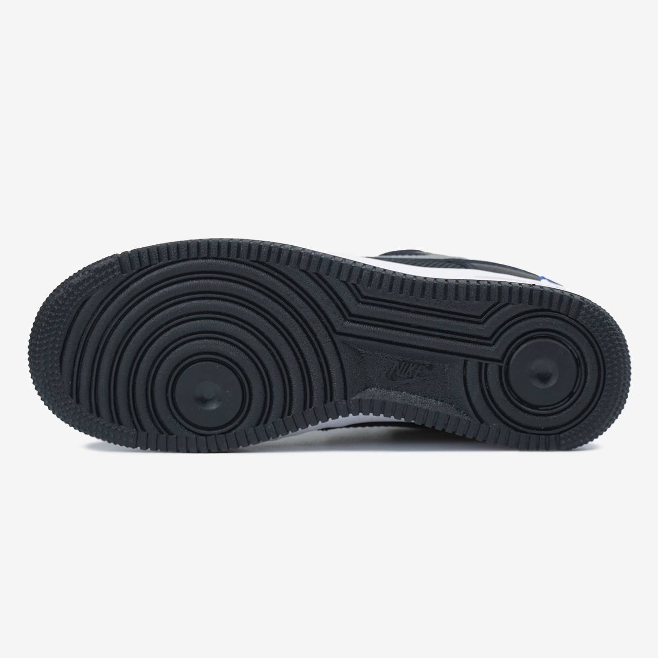 NIKE AIR FORCE 1 LOW SE MINI SWOOSH CASUAL SHOES BLACK