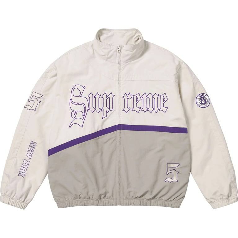 SUPREME OLD ENGLISH TRACK JACKET