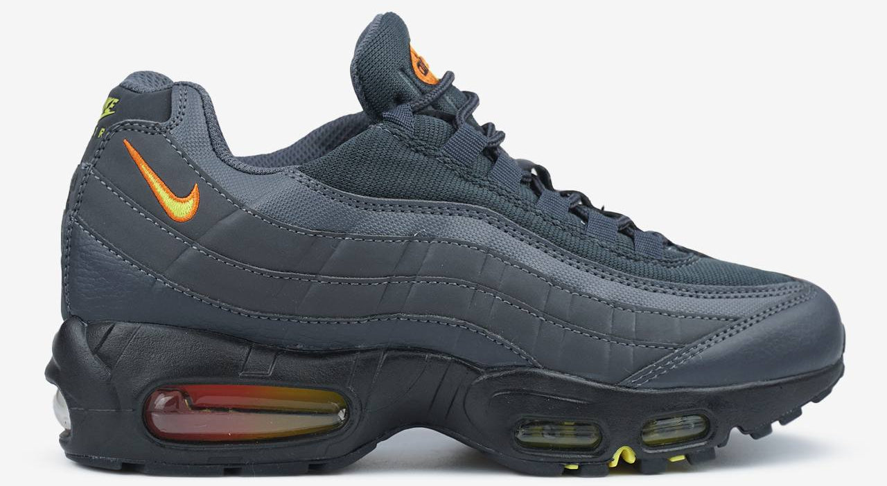 NIKE AIR MAX 95 ANTHRACITE SAFETY ORANGE DARK GREY