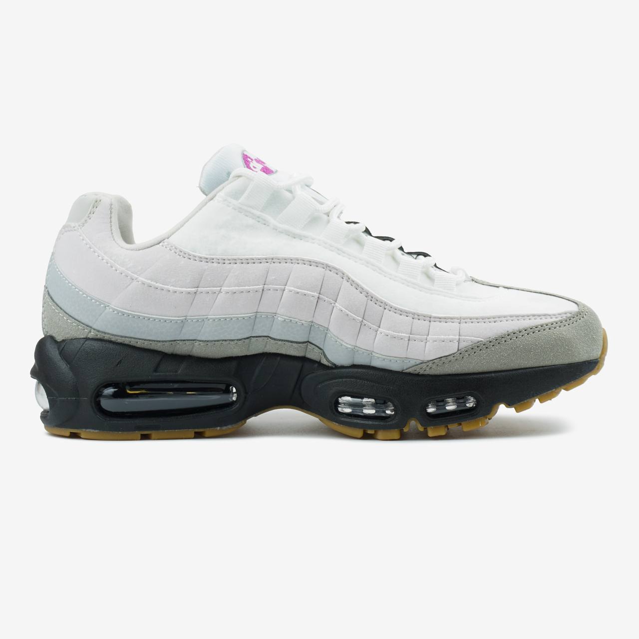 NIKE AIR MAX 95 WHITE GREY BLACK GUM