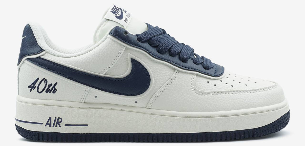 NIKE AIR FORCE 1 LOW 40TH BLUE WHITE