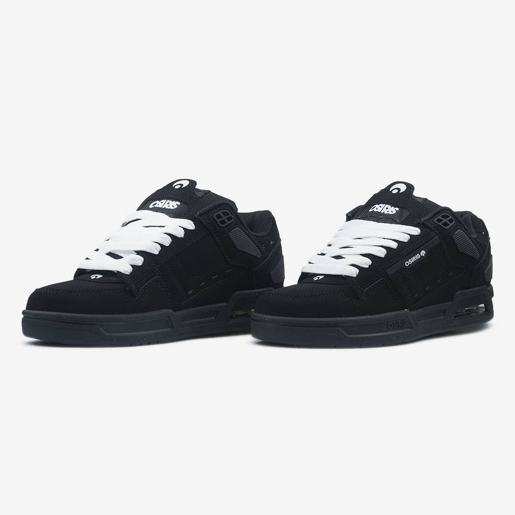 OSIRIS PERIL BLACK WHITE LACES