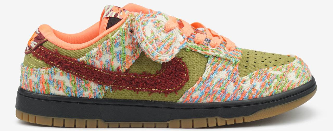NIKE SB DUNK LOW PANDA MONIUM GREEN CURRY