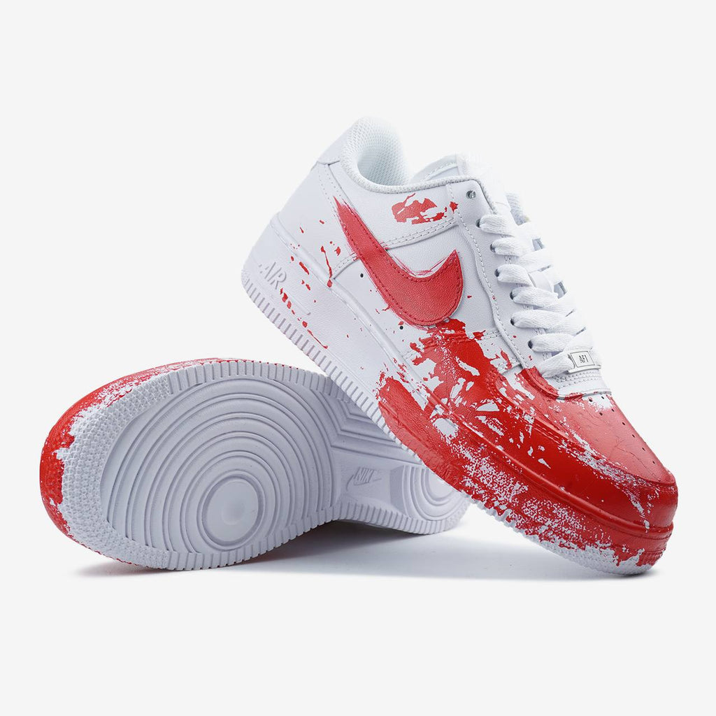 NIKE AIR FORCE 1 LOW CUSTOM BLOOD