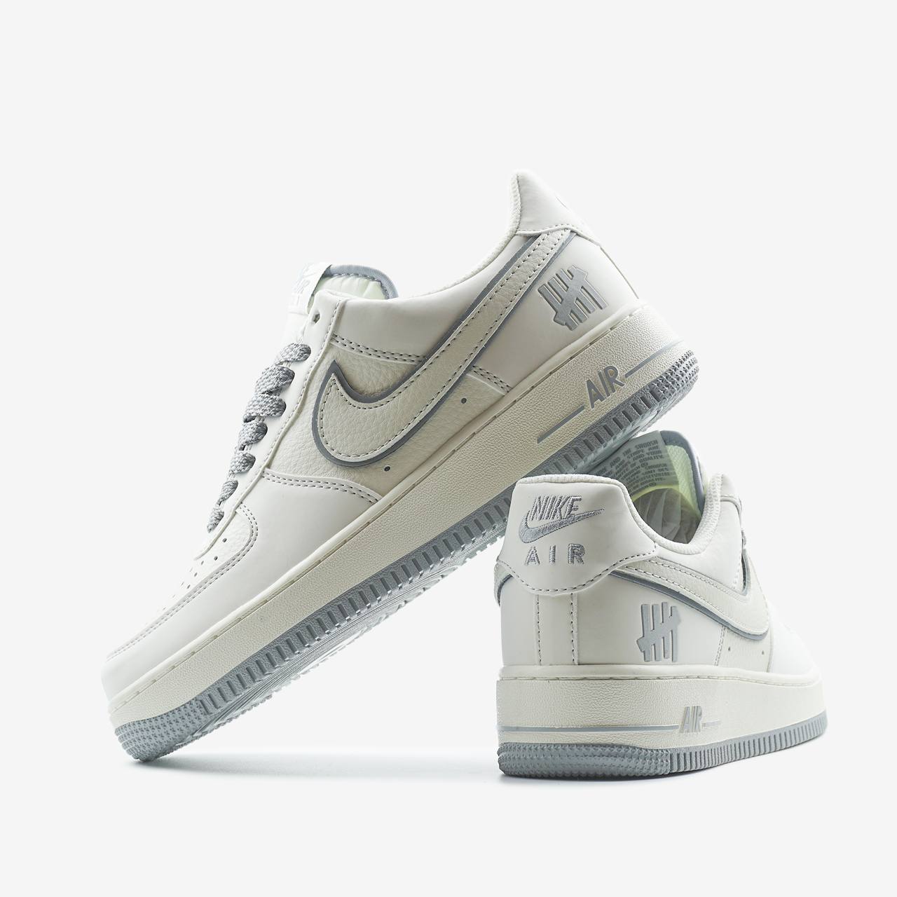 NIKE AIR FORCE 1 LOW X UNDEFEATED WHITE GREY