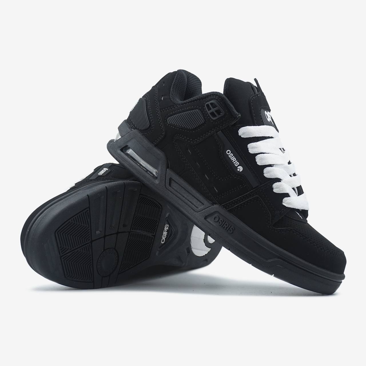 OSIRIS PERIL BLACK WHITE LACES