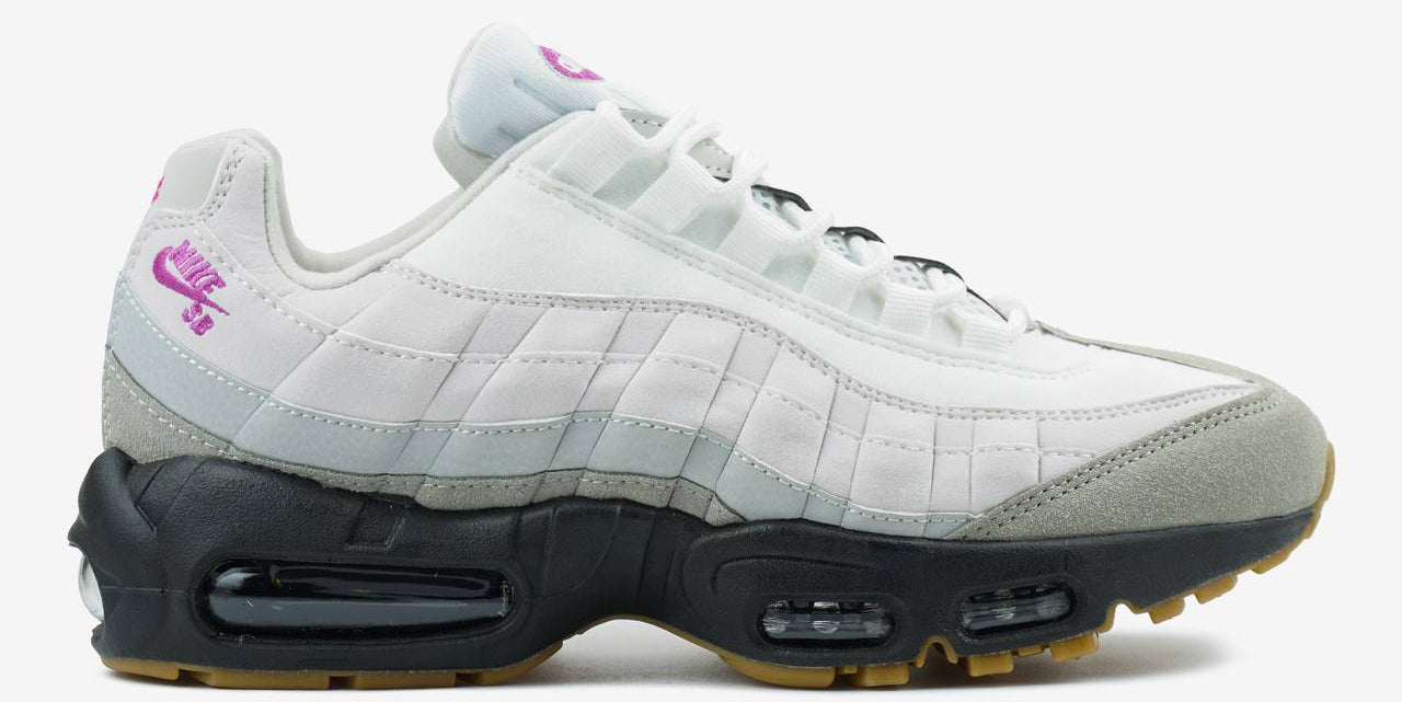 NIKE AIR MAX 95 WHITE GREY BLACK GUM