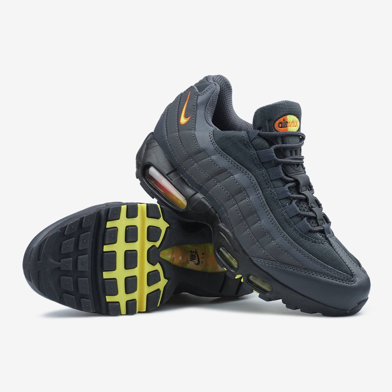 NIKE AIR MAX 95 ANTHRACITE SAFETY ORANGE DARK GREY