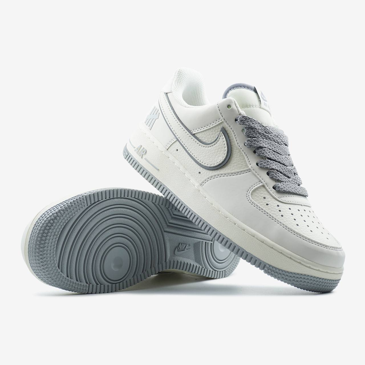 NIKE AIR FORCE 1 LOW X UNDEFEATED WHITE GREY