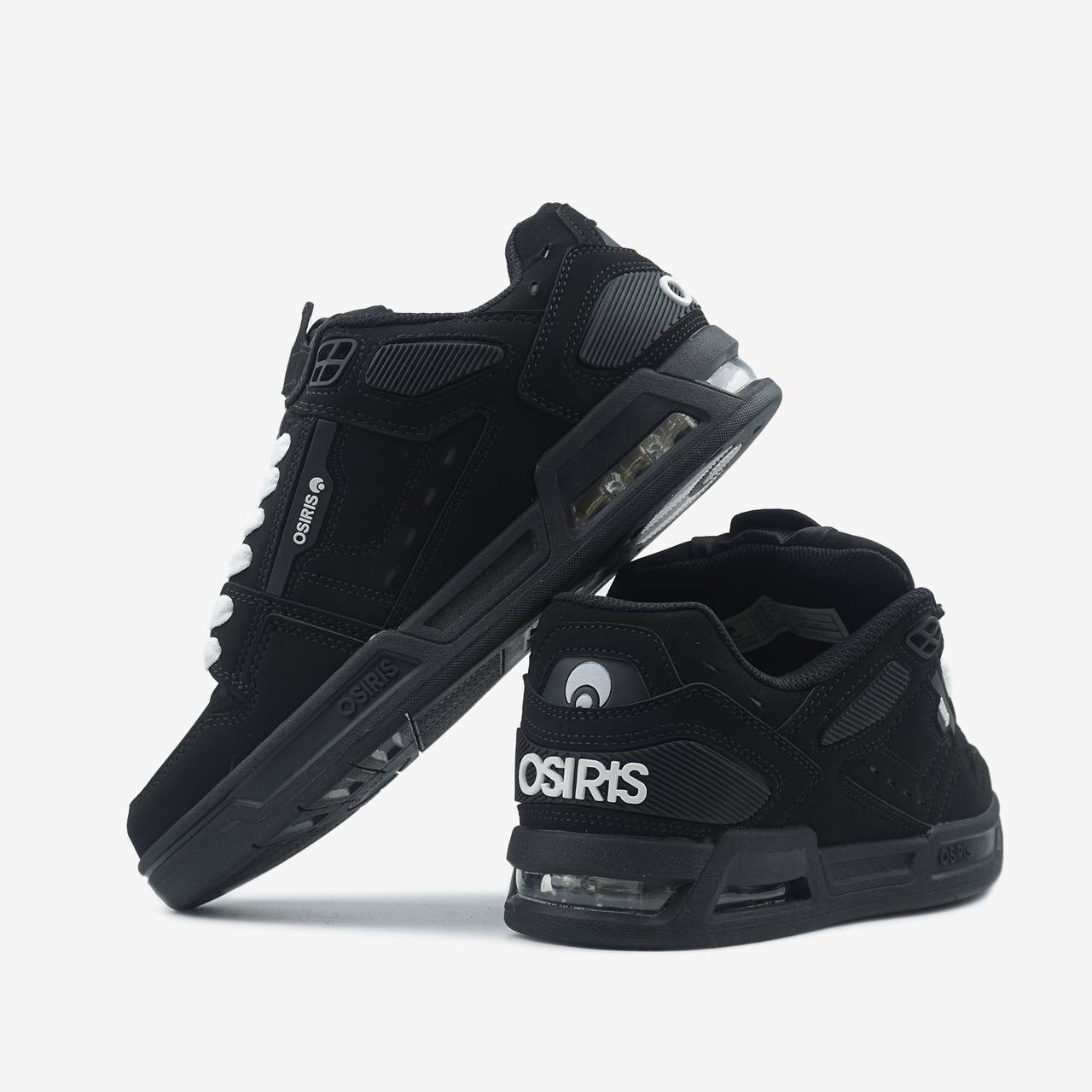 OSIRIS PERIL BLACK WHITE LACES