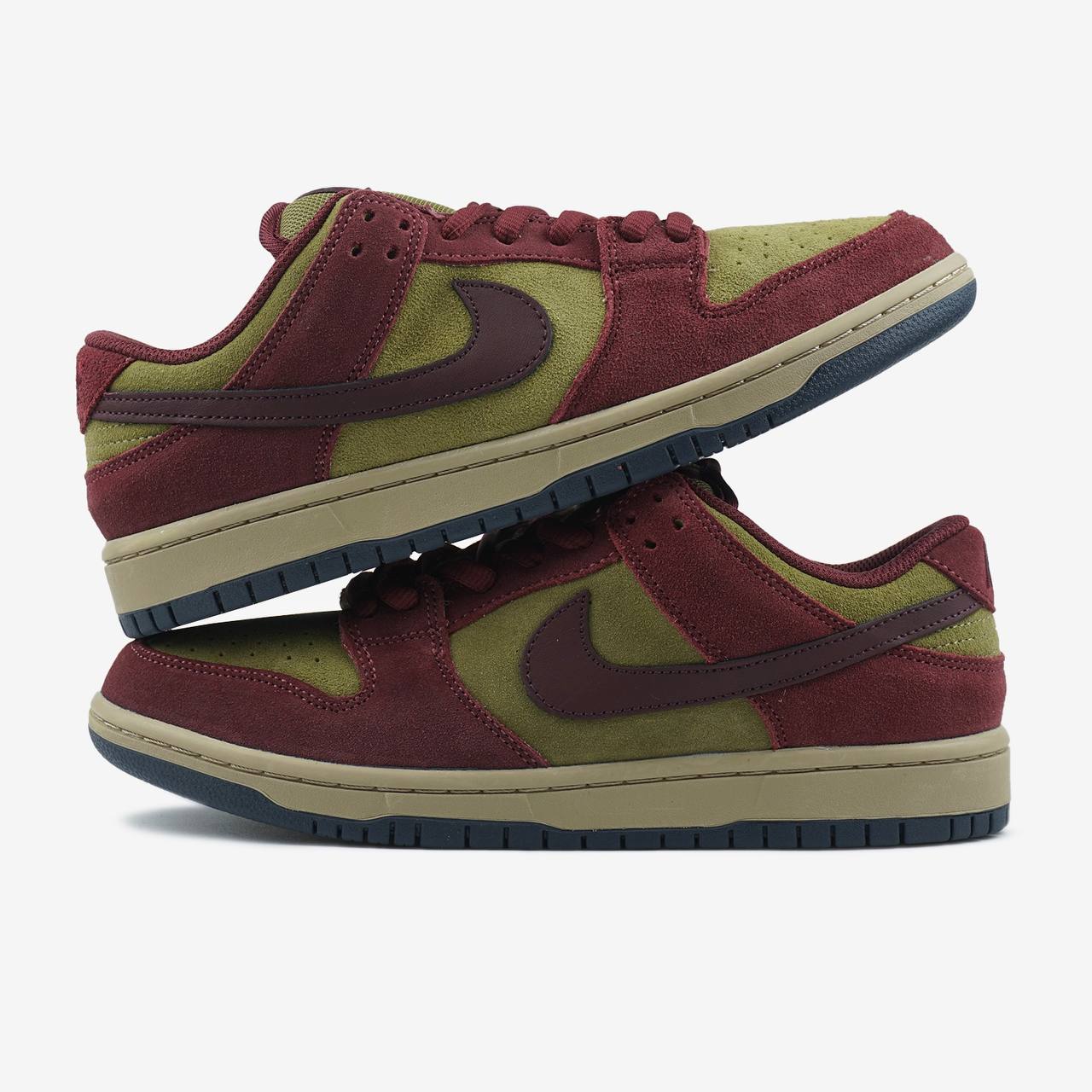 NIKE SB DUNK LOW DARK TEAM RED OLIVE