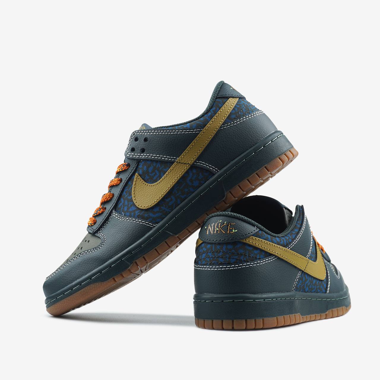 NIKE DUNK LOW SEAWEED OCHRE KHAKI