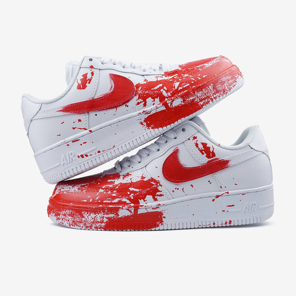 NIKE AIR FORCE 1 LOW CUSTOM BLOOD