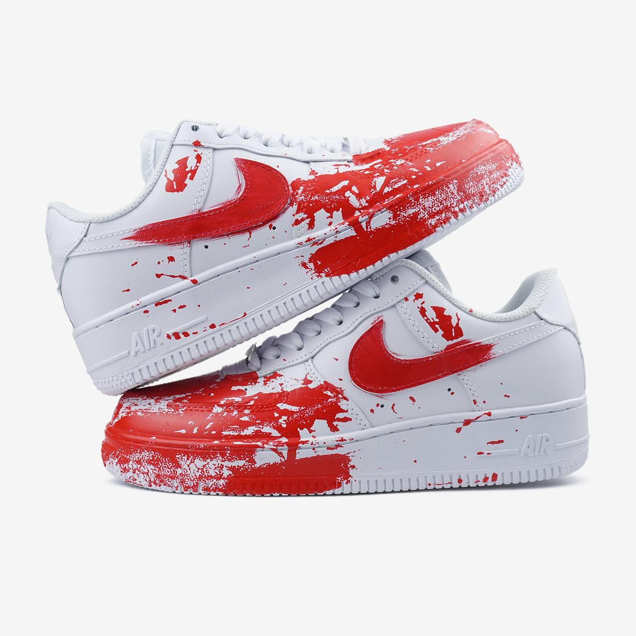 NIKE AIR FORCE 1 LOW CUSTOM BLOOD