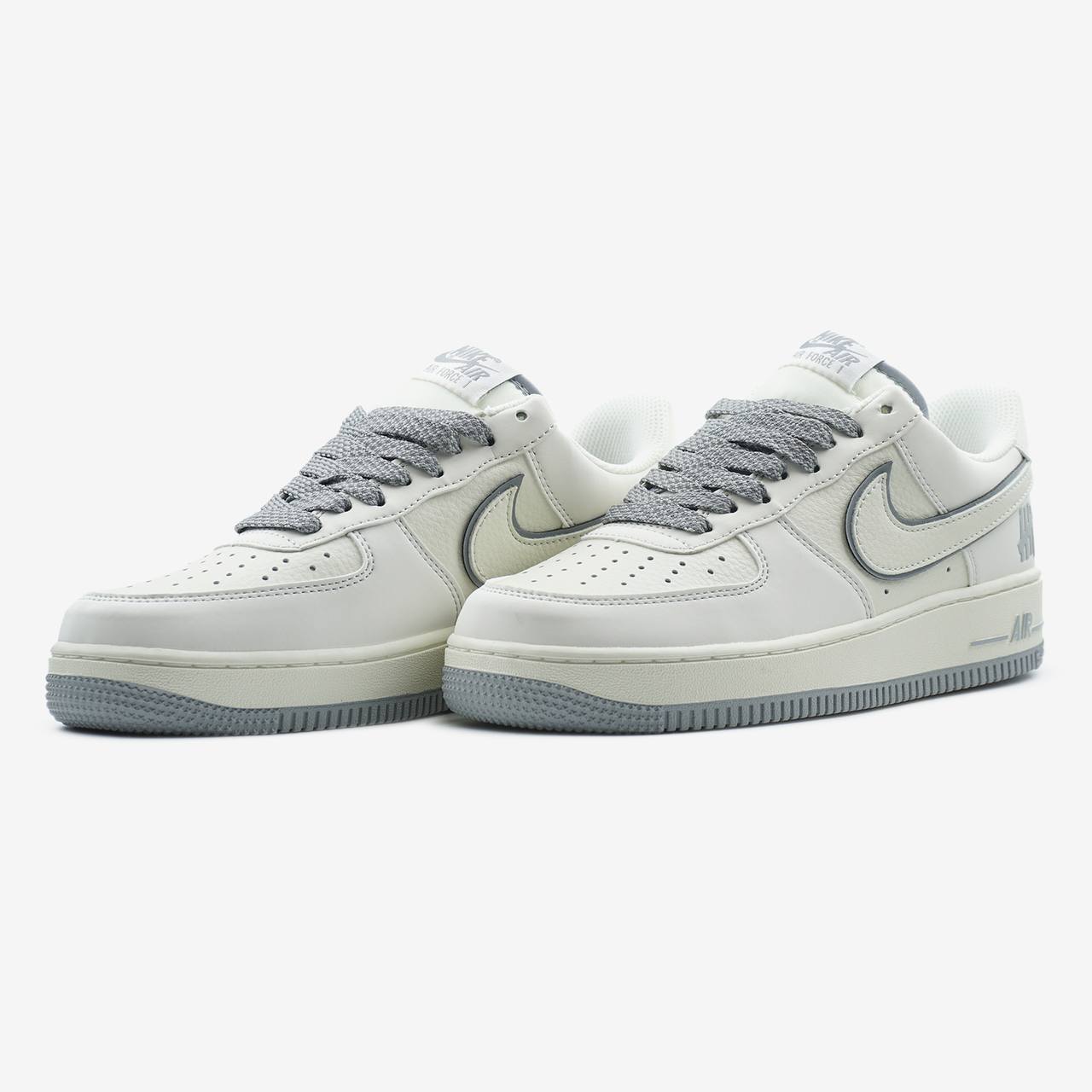 NIKE AIR FORCE 1 LOW X UNDEFEATED WHITE GREY