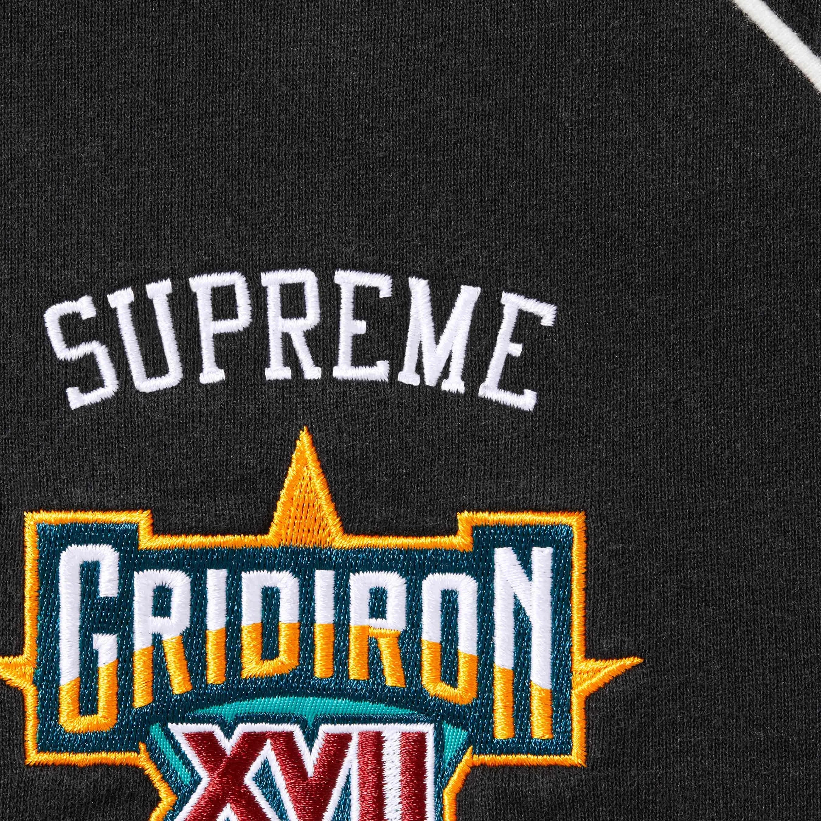 SUPREME PLAYOFFS ZIP UP HOODED SWEATSHIRT