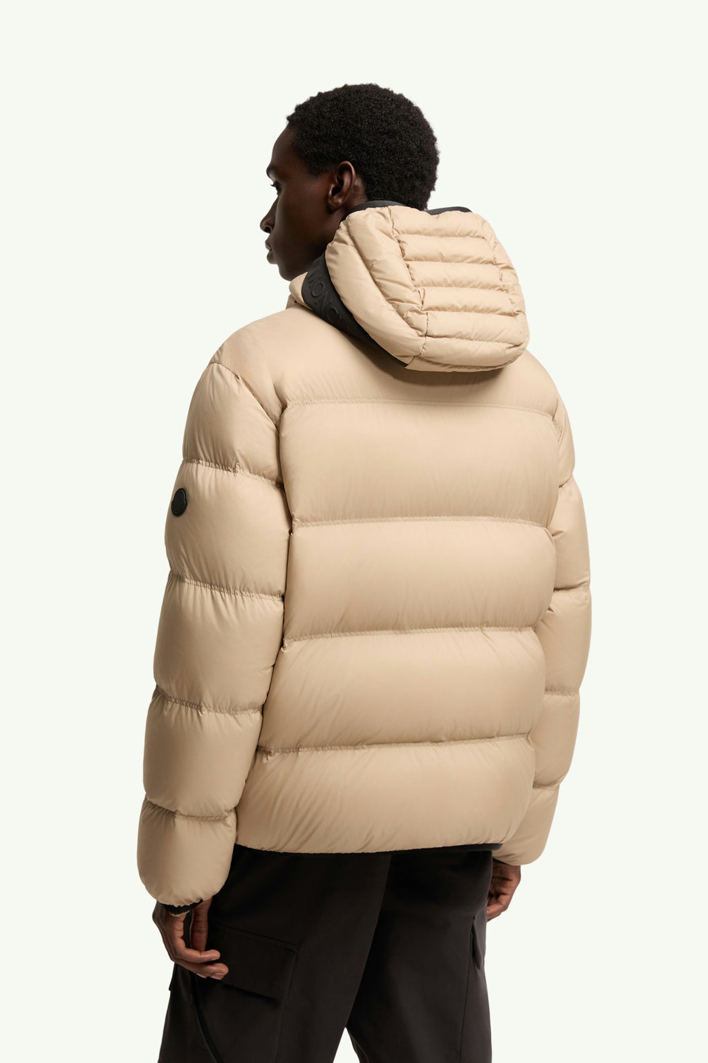 MONCLER POITEVIN HOODED SHORT DOWN JACKET