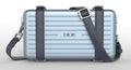 DIOR X RIMOWA PERSONAL CLUTCH ON STRAP IN LIGHT BLUE