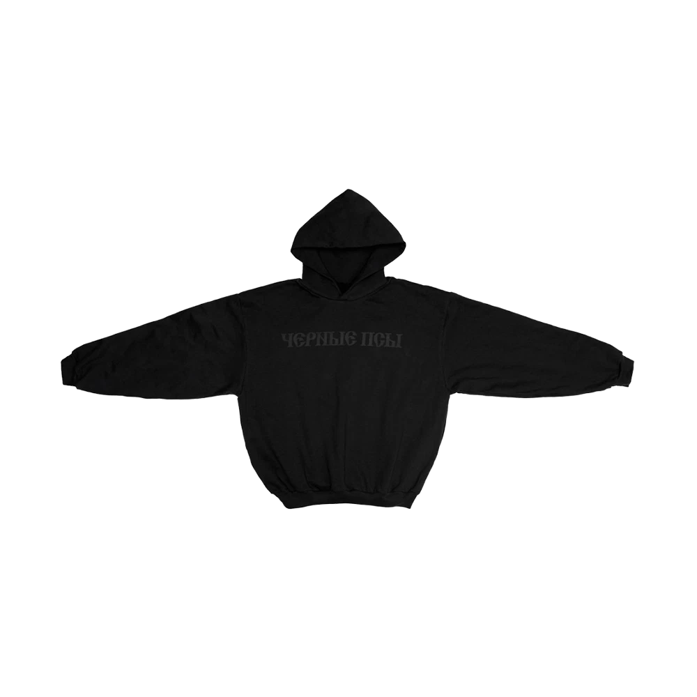 YZY GAP BALENCIAGA BLACK DOGS HOODIE