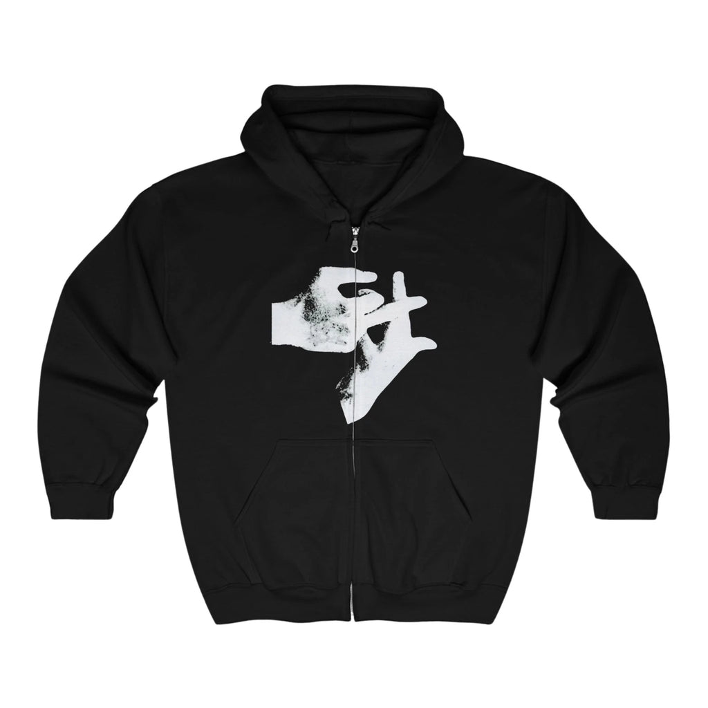 PLAYBOI CARTI HANDS ZIP UP HOODIE WHOLE LOTTA RED ALBUM MERCH