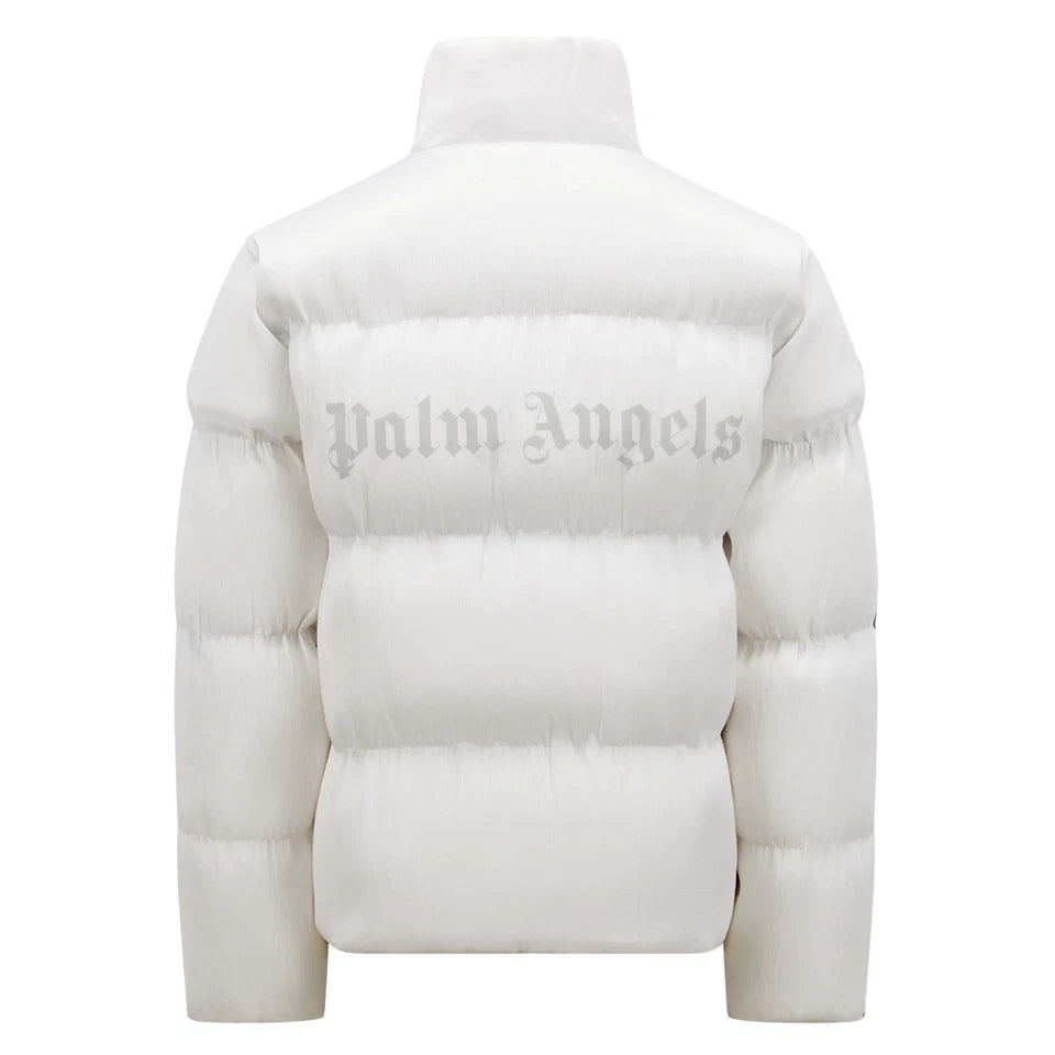 MONCLER X PALM ANGELS MAYA 70 JACKET IN BRIGHT WHITE