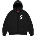 SUPREME S LOGO ZIP UP HOODED SWEATSHIRT