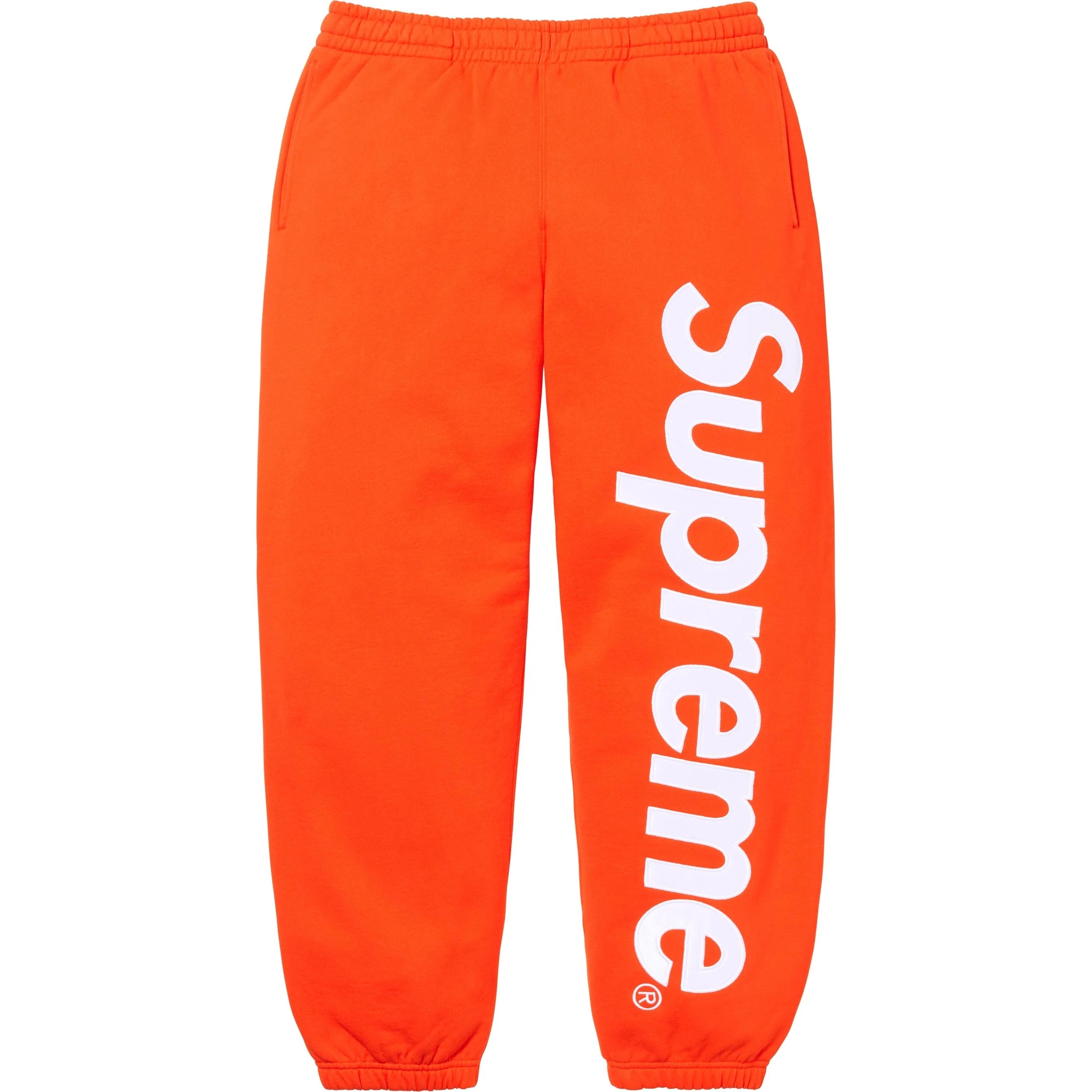SUPREME SATIN APPLIQUÉ SWEATPANT