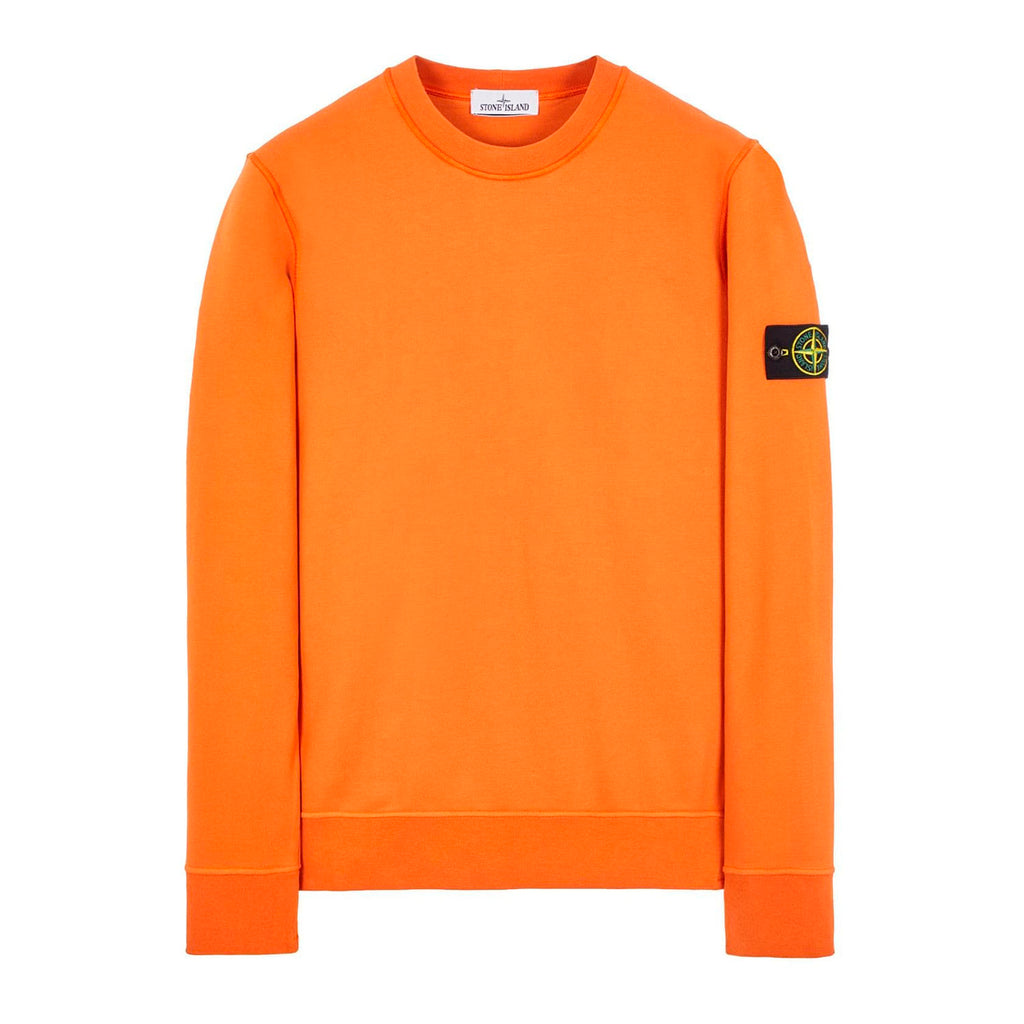 STONE ISLAND SWEATSHIRT IN ORANGE