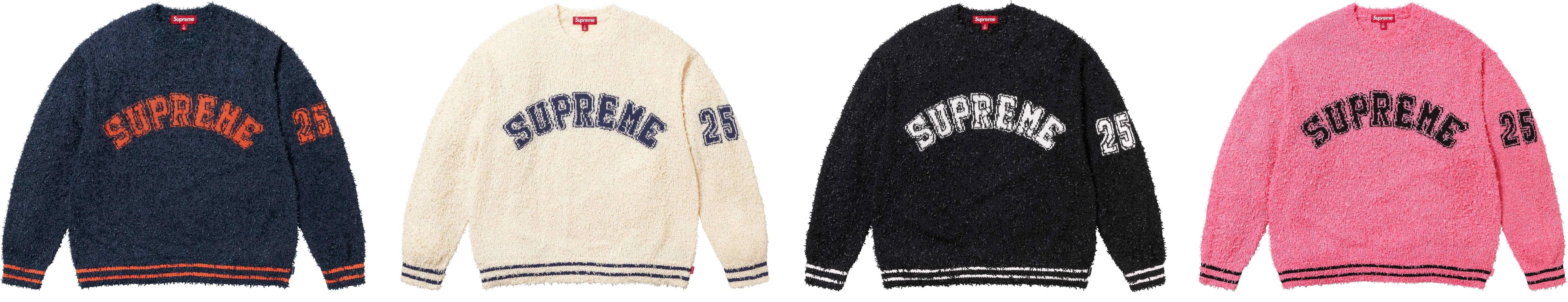 SUPREME TEXTURED ARC SWEATER
