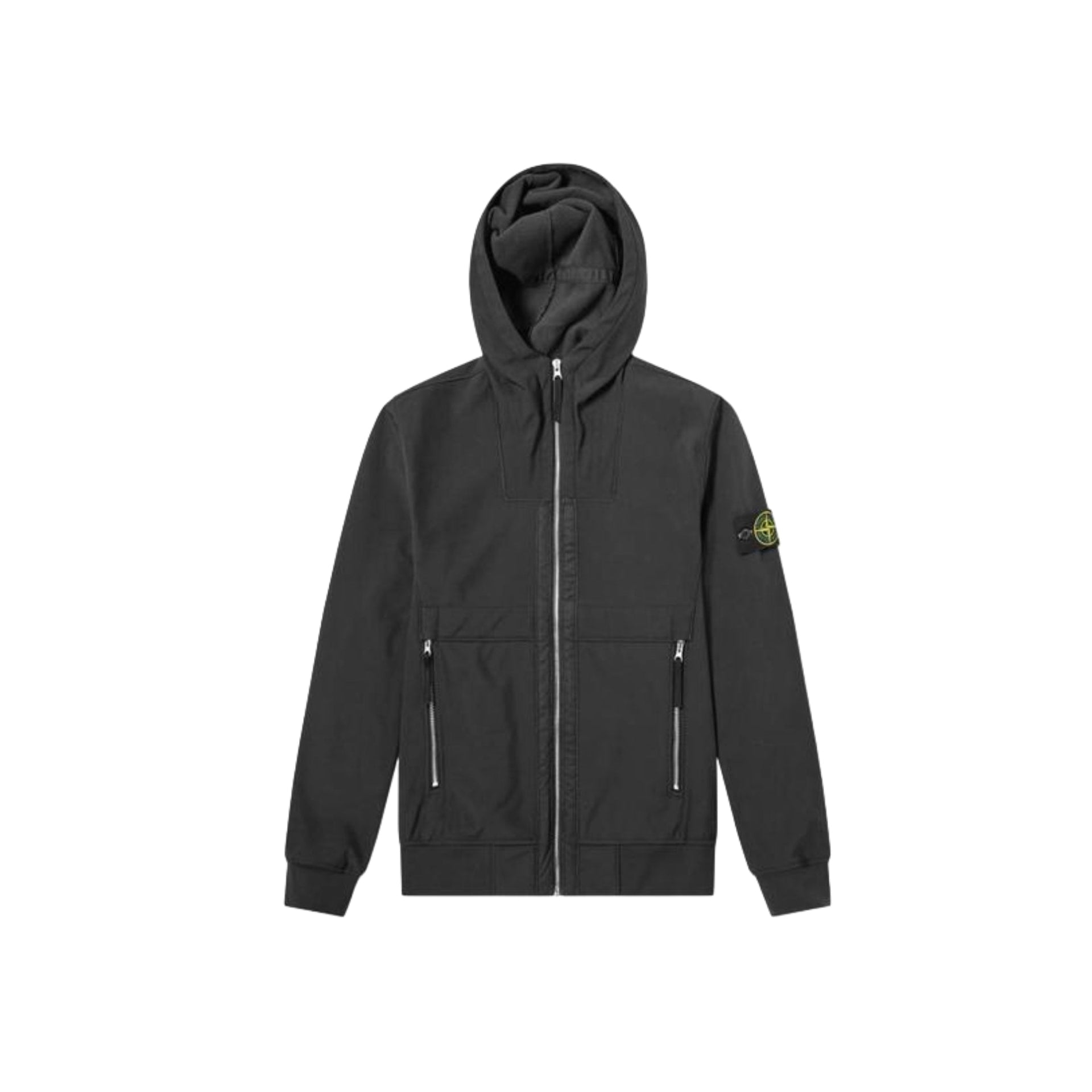 STONE ISLAND SOFT SHELL-R JACKET BLACK