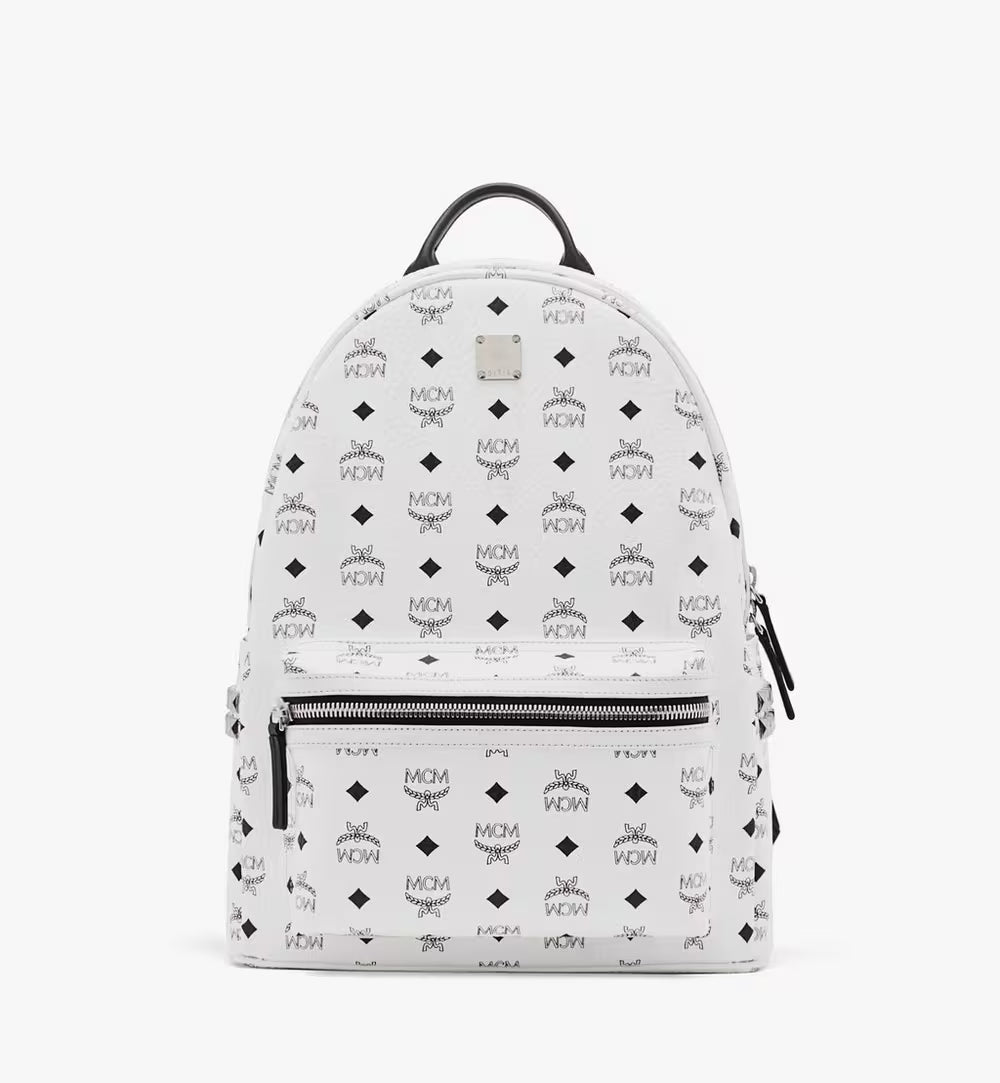 MCM MEDIUM STARK SIDE STUDS BACKPACK IN VISETOS